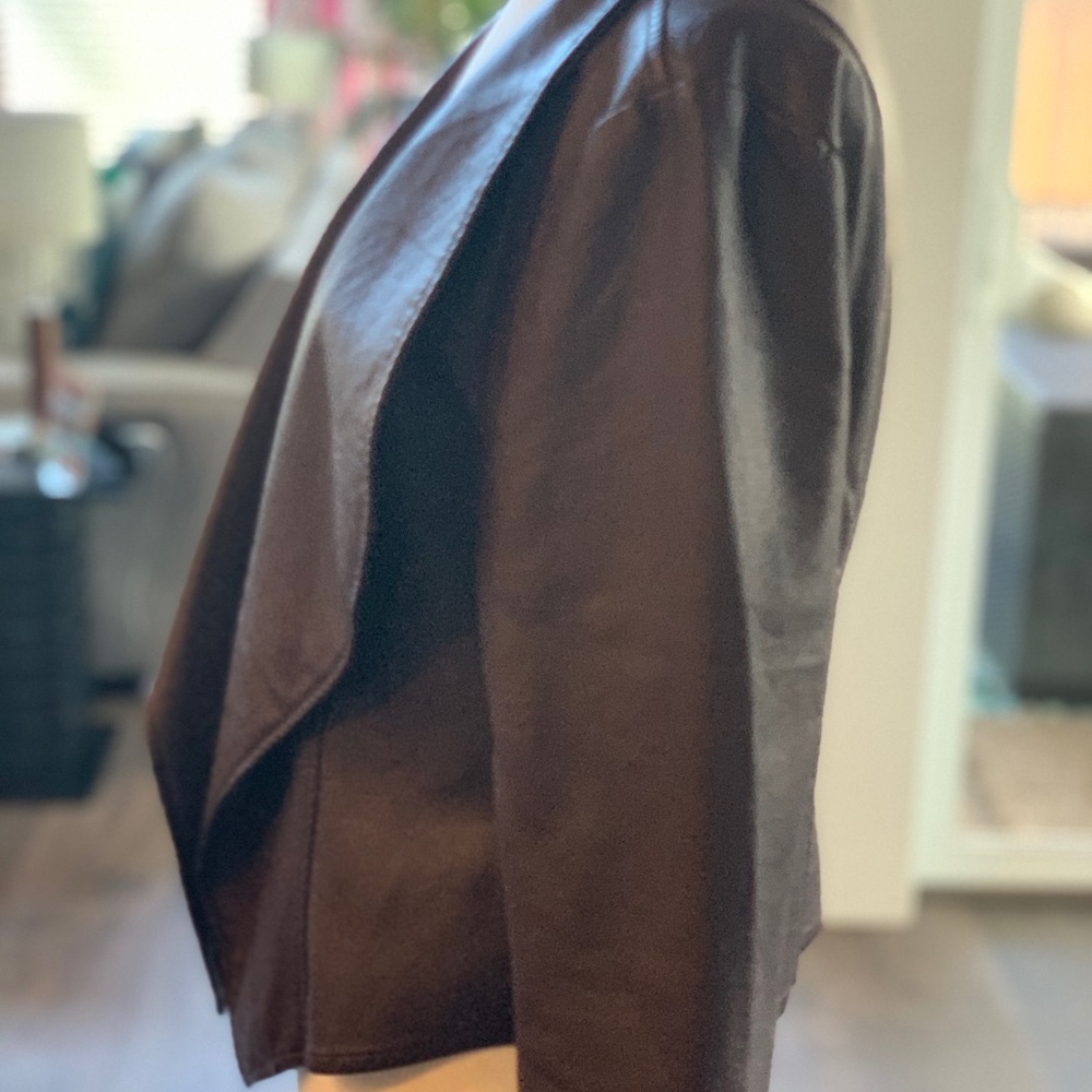 Drape Front Jacket - Picture 2 of 3